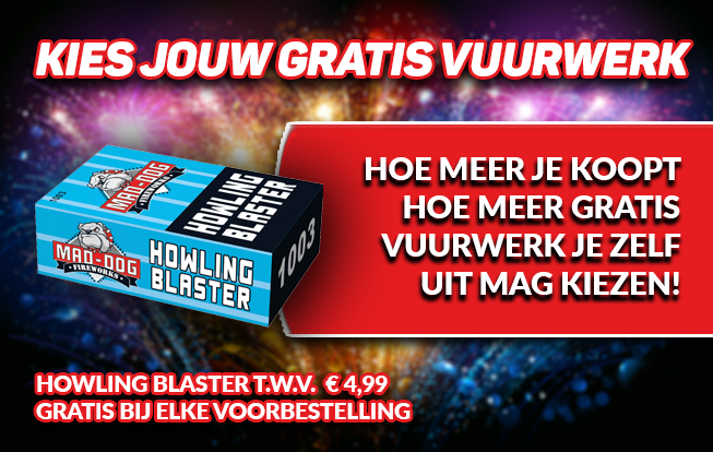 Gratis Vuurwerk actie 2025